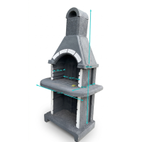 Beton Barbeku Mangal 80 cm MAG-80  BK-102